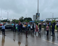 Gridlock as students block Lagos airport over ASUU strike
