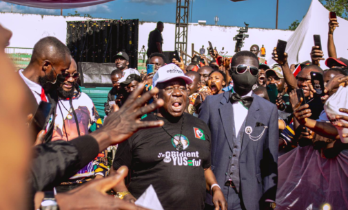 VIDEO: Mr Ibu joins ‘Obidient’ rally in Jos despite endorsing Tinubu