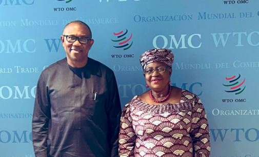 PHOTO: Obi visits Okonjo-Iweala at WTO to ‘discuss Nigeria’s economic recovery’