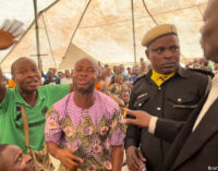 PHOTOS: Tears flow as traffic offenders beg bidders at Lagos auction