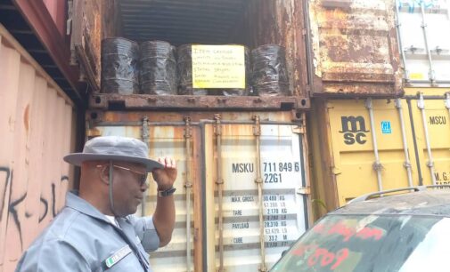 Customs intercepts explosive-making chemicals in Ogun