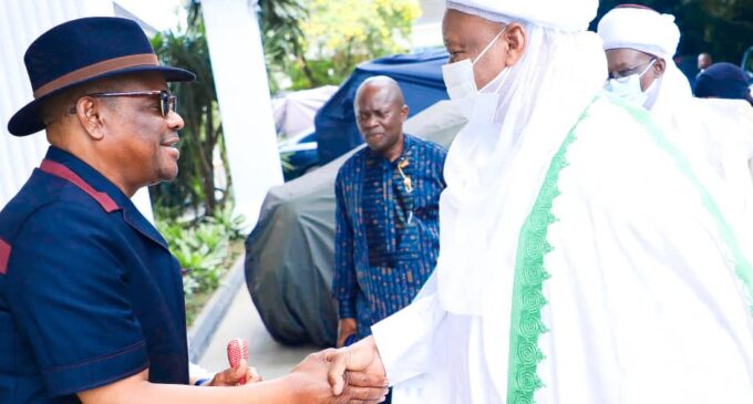 PHOTOS: Wike hosts Sultan in Rivers