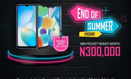 Get up to N300,000 worth of pocket money allowance in the Infinix End of Summer Promo