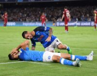 UCL: Despite Osimhen’s missed penalty, Napoli thrash Liverpool