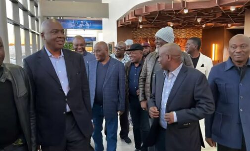 PHOTOS: Atiku arrives Washington, to attend bilateral meeting at US chamber of commerce