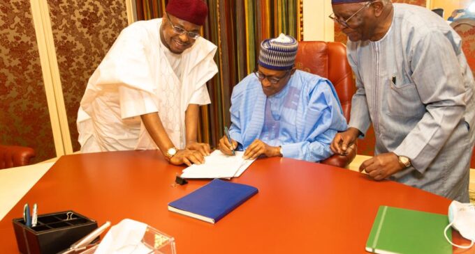 Small firms to access special seed fund as Buhari signs startup bill into law