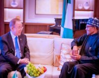 PHOTOS: Buhari meets former UN secretary-general in South Korea
