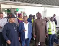 Atiku returns from Europe ahead of PDP’s campaign rally in Edo