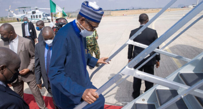 Buhari heads to London for medical checkup