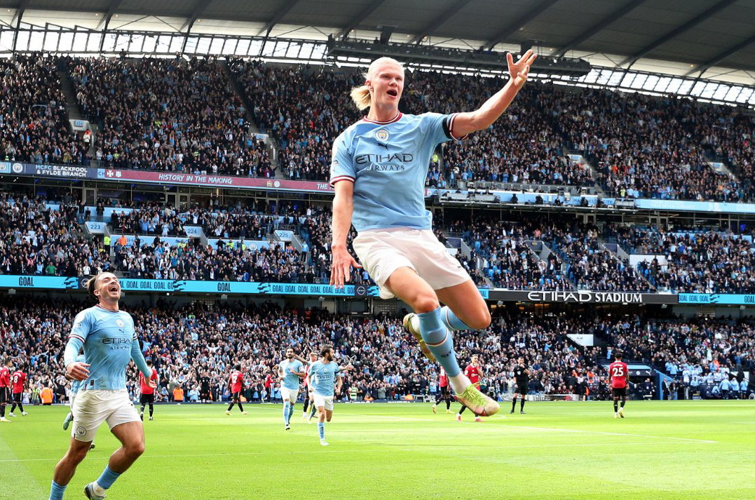 Haaland, Foden get hattricks as Man City thrash Man United 6-3