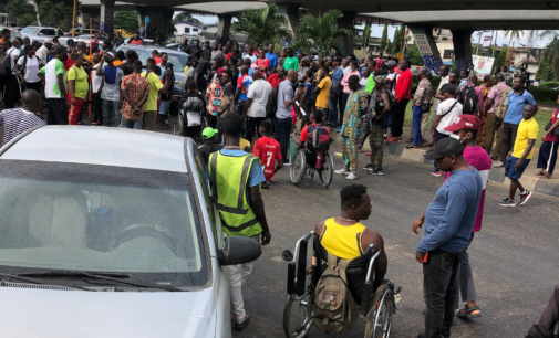 Para-athletes block Lagos road to protest exclusion from sports festival