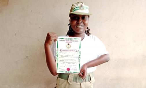 NYSC awards physically challenged corps member for serving in Osun election