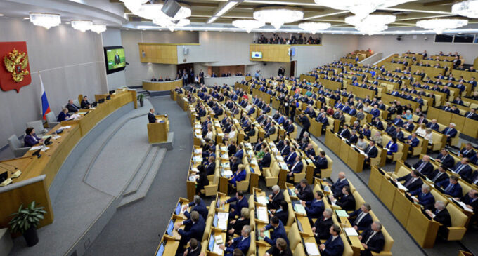 Russia’s lower house of parliament ratifies annexation of 4 Ukraine regions