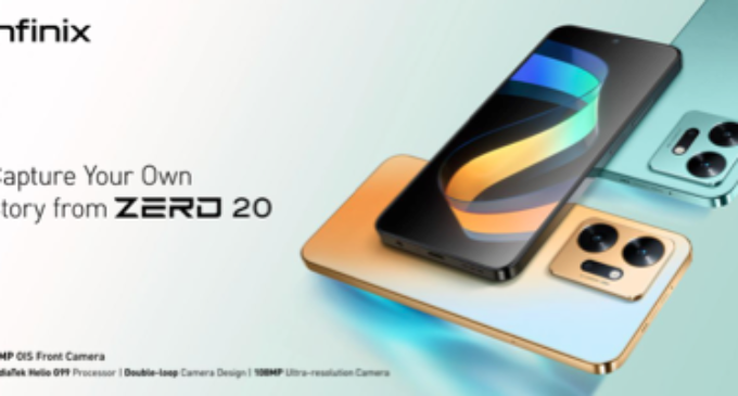 Infinix launches top-notch ZERO 20 with industry-first 60MP OIS front camera