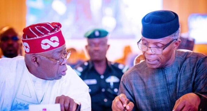 ‘It is over’ — Tinubu says he has nothing against Osinbajo