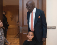 ‘Buhari promax’ — Twitter reactions to photos of Tinubu with his grandchildren