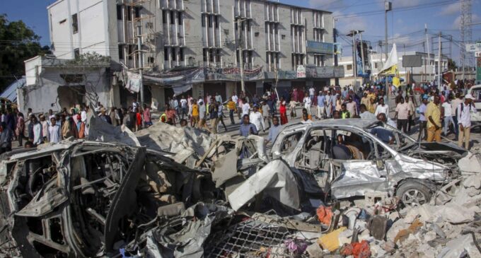 Mothers with children among over 100 killed in Somalia car bombings