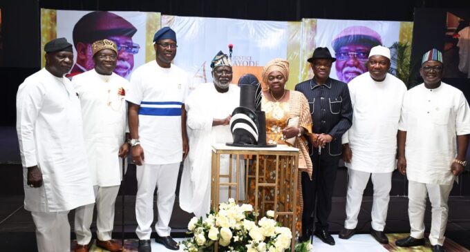 Wike, Ortom present as Makinde hosts CJN in Ibadan