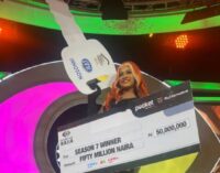 VIDEO: Phyna gets N50m cash prize, SUV, house for winning BBNaija