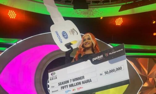 VIDEO: Phyna gets N50m cash prize, SUV, house for winning BBNaija