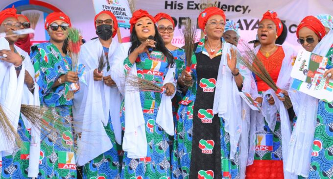 PHOTOS: Women wing of APC presidential campaign holds rally in Cross River