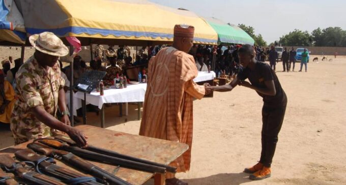 Army trains security guards on arms handling to protect IDPs in Borno