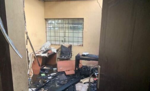 ‘Hoodlums’ raze INEC office in Ogun