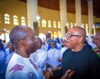 PHOTOS: Peter Obi meets Soludo in Anambra after critical article