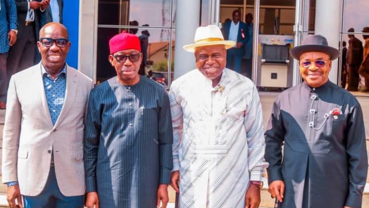 We hope to reconcile key PDP leaders, says Okowa after meeting with Obaseki,  Udom, Diri | TheCable