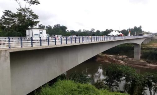 PHOTOS: Nigeria, Cameroon inaugurate joint border bridge