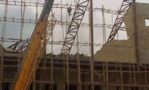 Delta stadium: ‘One injured’ as section of indoor complex under construction collapses
