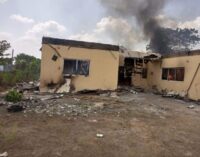 Ballot boxes, PVCs destroyed as INEC office in Ebonyi is set ablaze