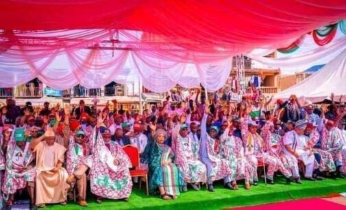 Atiku won 2019 election but was robbed, says wife as PDP holds rally in Ondo