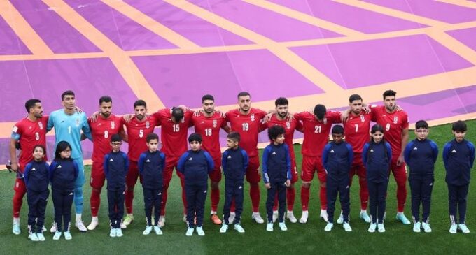 Iran players refuse to sing national anthem at World Cup