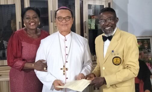 Knights of St. John International donates N8m to flood victims in Nigeria