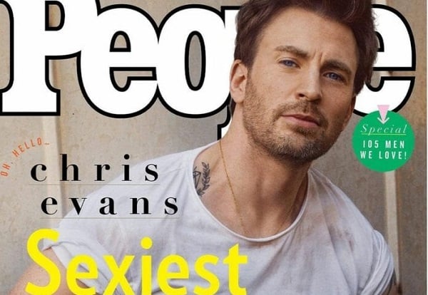 Chris Evans is People magazine’s 2022 sexiest man alive