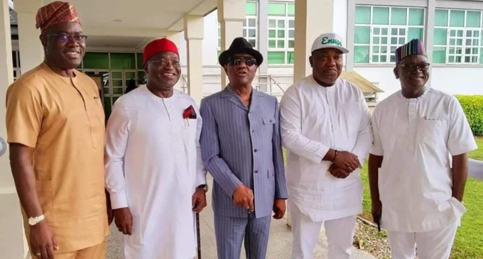 G5 governors, Wike’s allies meet in Lagos to discuss PDP crisis