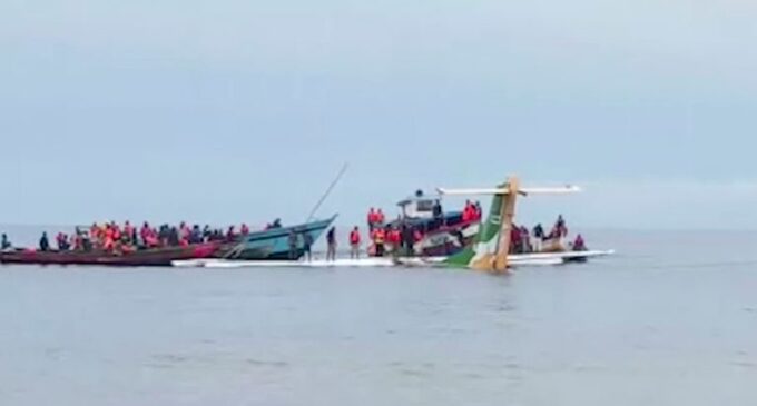 Plane conveying 43 passengers crashes into Lake Victoria in Tanzania