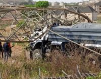 Power outage in parts of Abuja as truck rams into TCN transmission tower