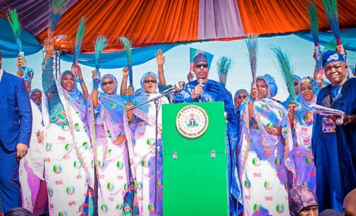 PHOTOS: APC women presidential campaign team holds rally in Borno