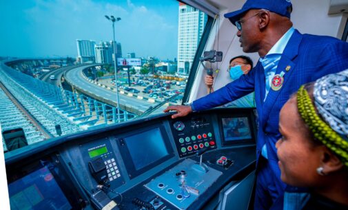 PHOTOS: Sanwo-Olu showcases Lagos blue line rail project