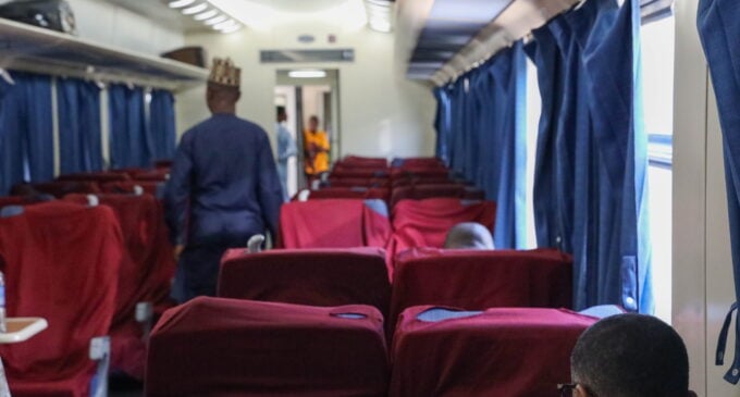PHOTOS: Abuja-Kaduna train service resumes operation after 8-month halt