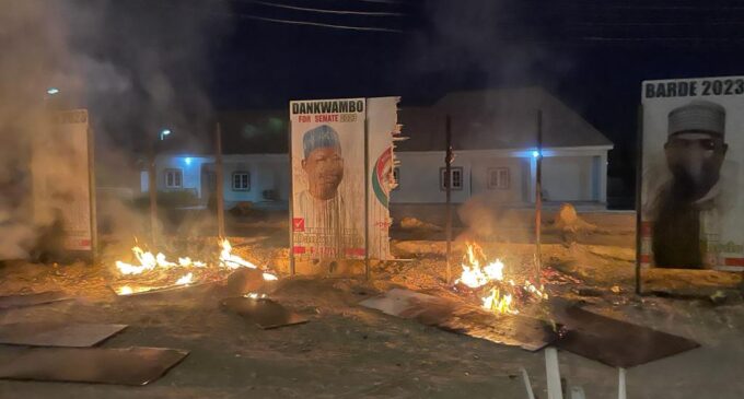 PDP blames APC as hoodlums set ablaze guber candidate’s campaign office in Gombe
