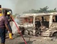 Seven females burnt to death in accident on Sagamu-Benin expressway