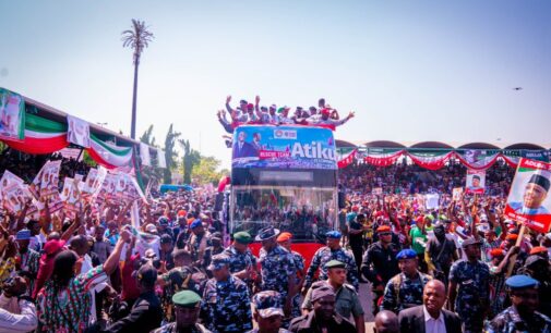 PHOTOS: Mammoth crowd as PDP holds presidential rally in Abuja