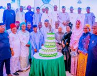 PHOTOS: Tinubu, Osinbajo, Fayemi present as family, associates celebrate Buhari at 80