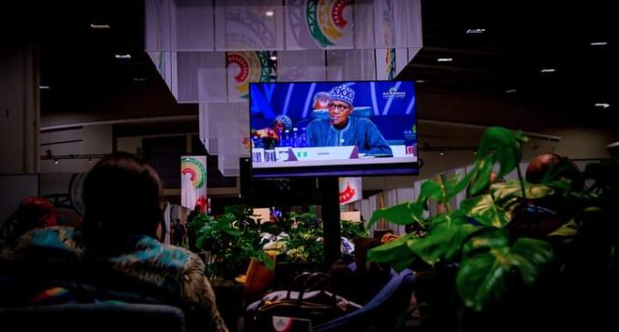 Nigeria’s electoral process steadily improving since 2015, says Buhari