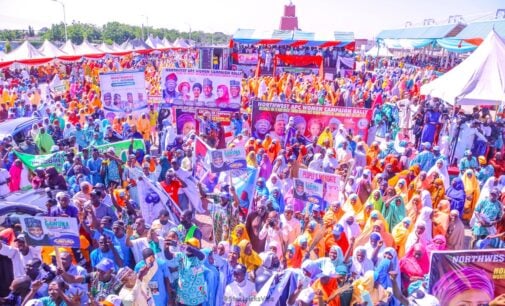 PHOTOS: Women wing of APC presidential campaign holds rally in Katsina