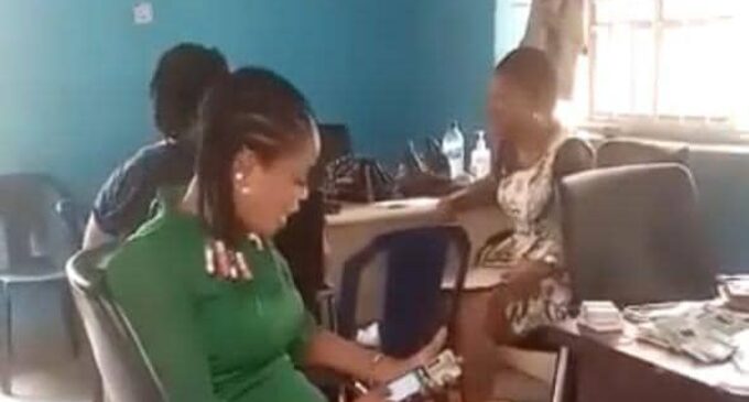 ‘Inventory for older cards’ — INEC reacts to viral video of staff copying numbers on PVCs