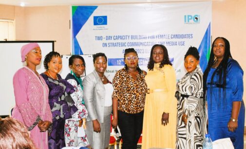 2023: IPC trains female political candidates on strategic communication, media use  